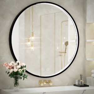 Round LED Dimmable Mirror